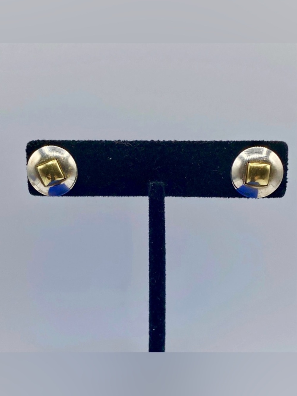 Sterling Silver Vermeil Stud Earrings